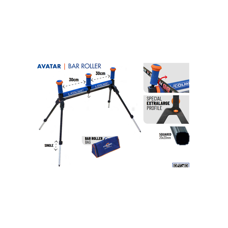 Colmic - Rouleau à déboîter - Double