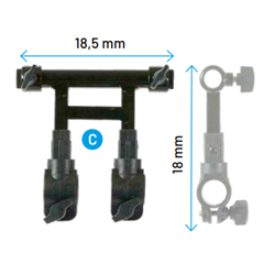 Colmic - Support parapluie - Court