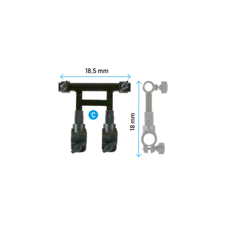 Colmic - Support parapluie - Court