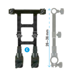 Colmic - Support parapluie - Long