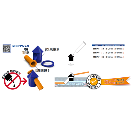 Colmic - Douille STRIPPA diagonale - Medium