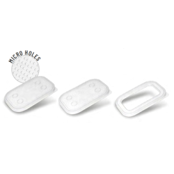 Colmic - Boîte à esche rectangle - Couvercle plein