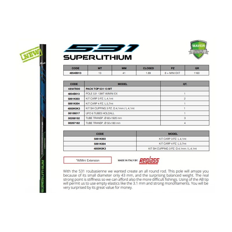 MAVER - 531 Carp - 13m