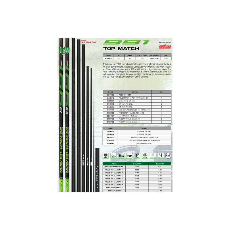 MAVER - 991 Top Match - 13m