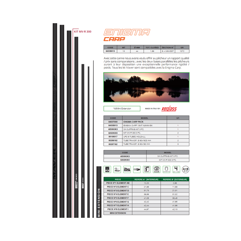 MAVER - ENIGMA Carp - 13m