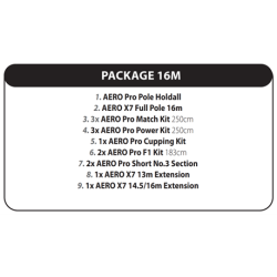 Shimano - AERO X7 Competition - 16m PACK