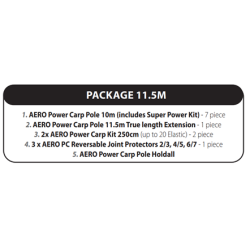 Shimano - AERO Power Carp - 11m50 PACK