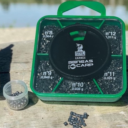 Sensas - Plombs STYL carrés - Boîte taille 3 à 7