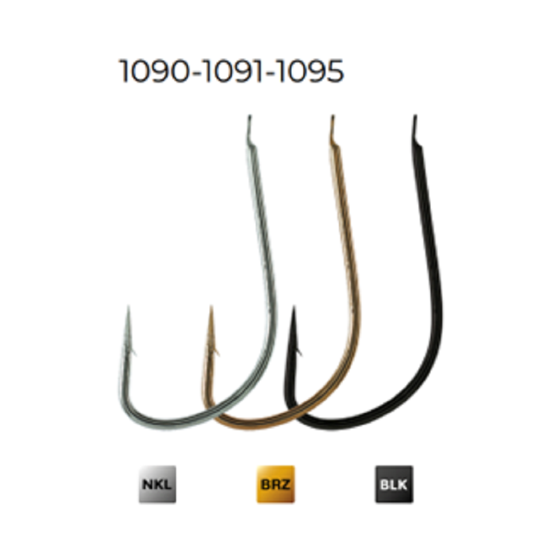 Maver - Hameçons 1095 BLACK - Par 20